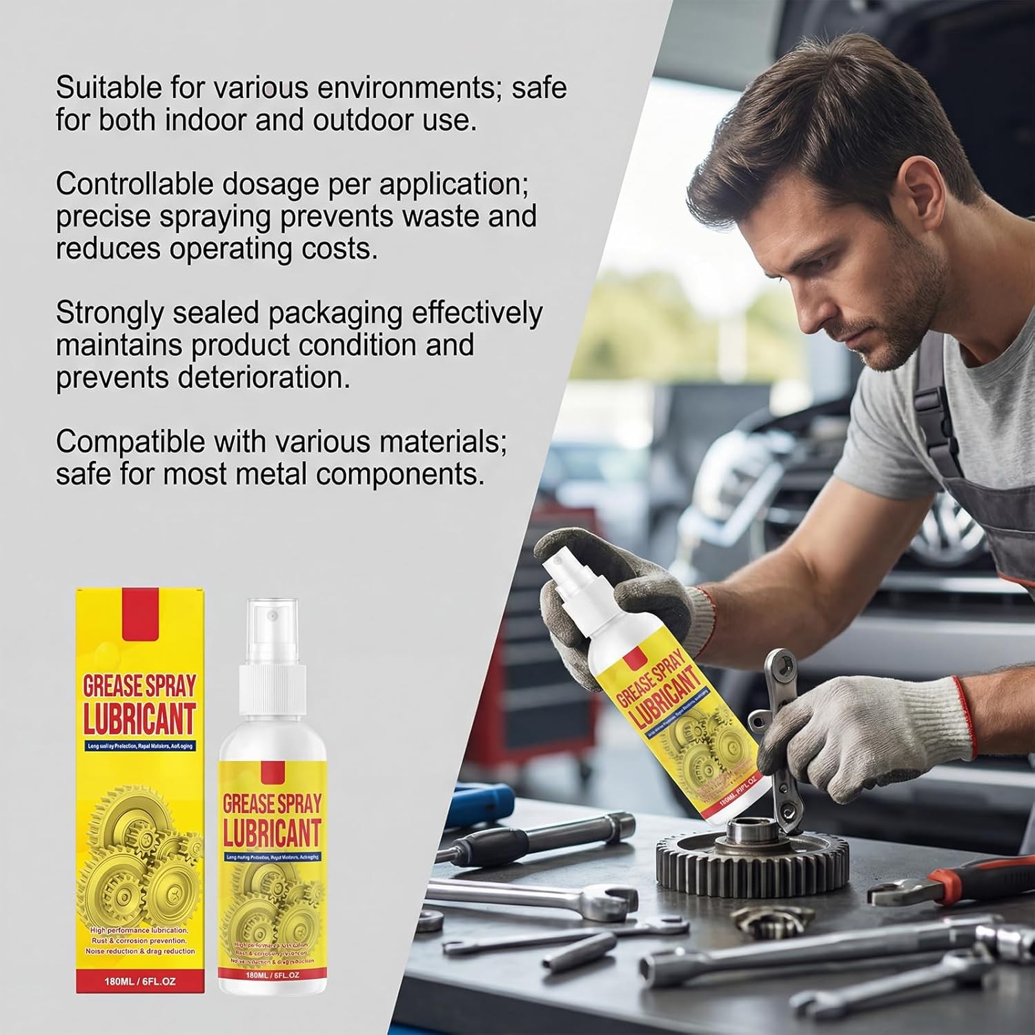 Advanced Anti Rust Lubricant & Rust Remover Spray for Metal Components 2026