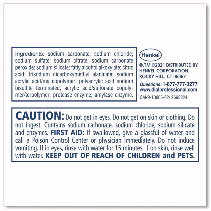 Soft Scrub 10006 1 oz. Automatic Dish Detergent Packet – Lemon (200/CT) New