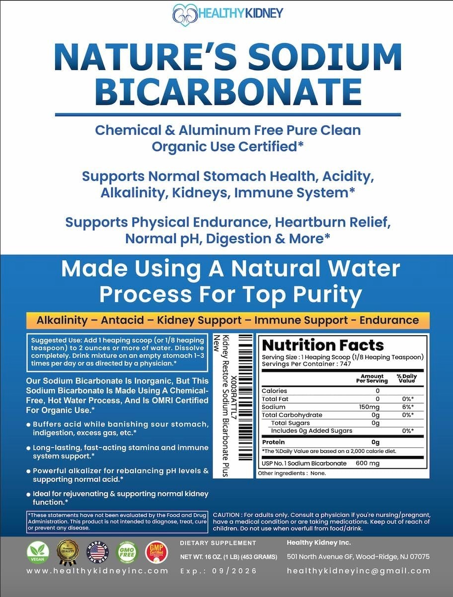 Pure Nature’s Sodium Bicarbonate for Health & Wellness