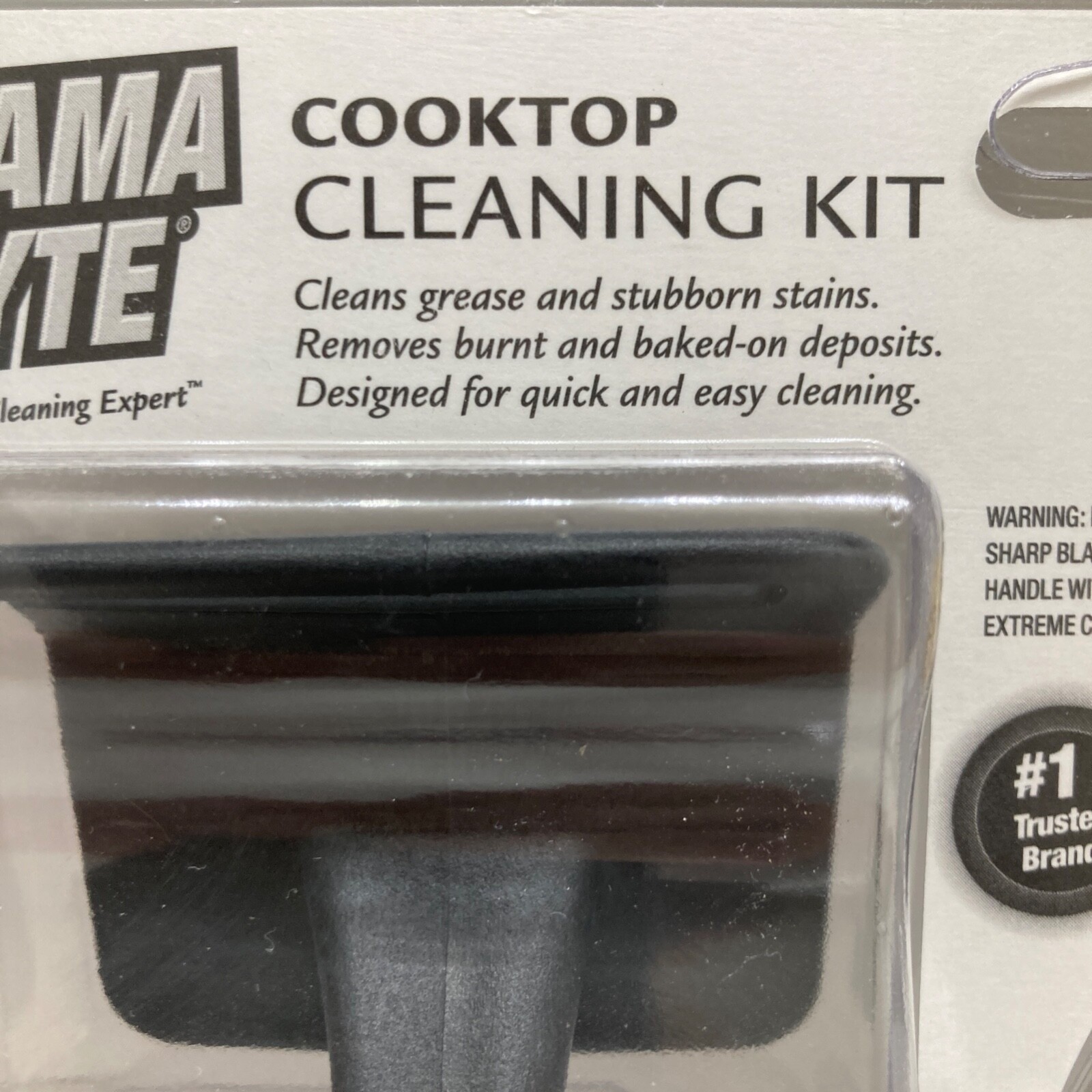 Cerama Bryte Cooktop Cleaner 10 OZ + Scraper, Pad, Pad Tool – Remove Stains NEW