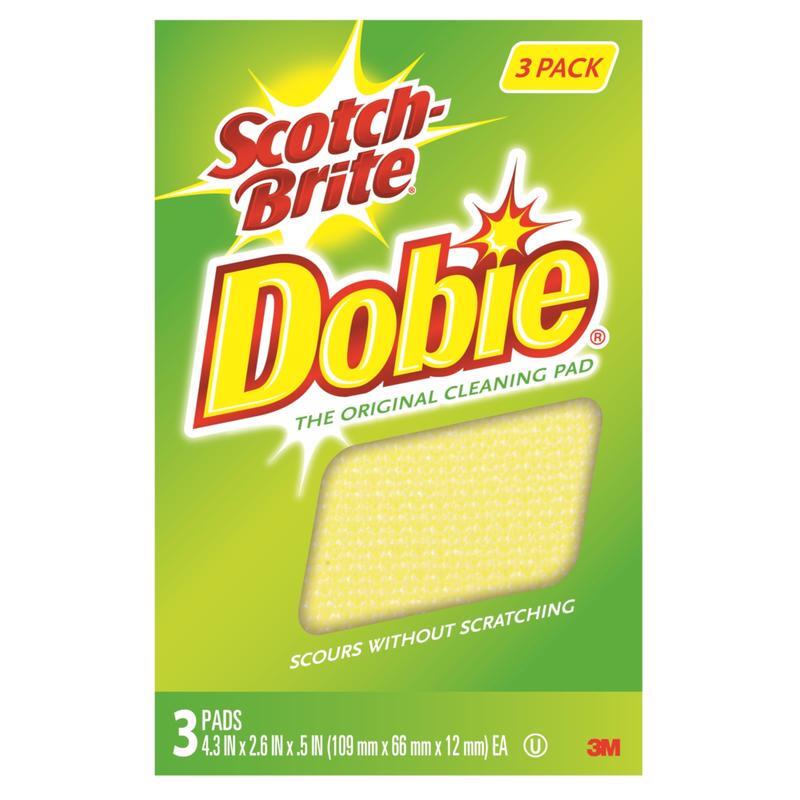 Scotch-Brite 723-2F Cleaning Pad Medium Duty For All Purpose 4.3″ L Yellow