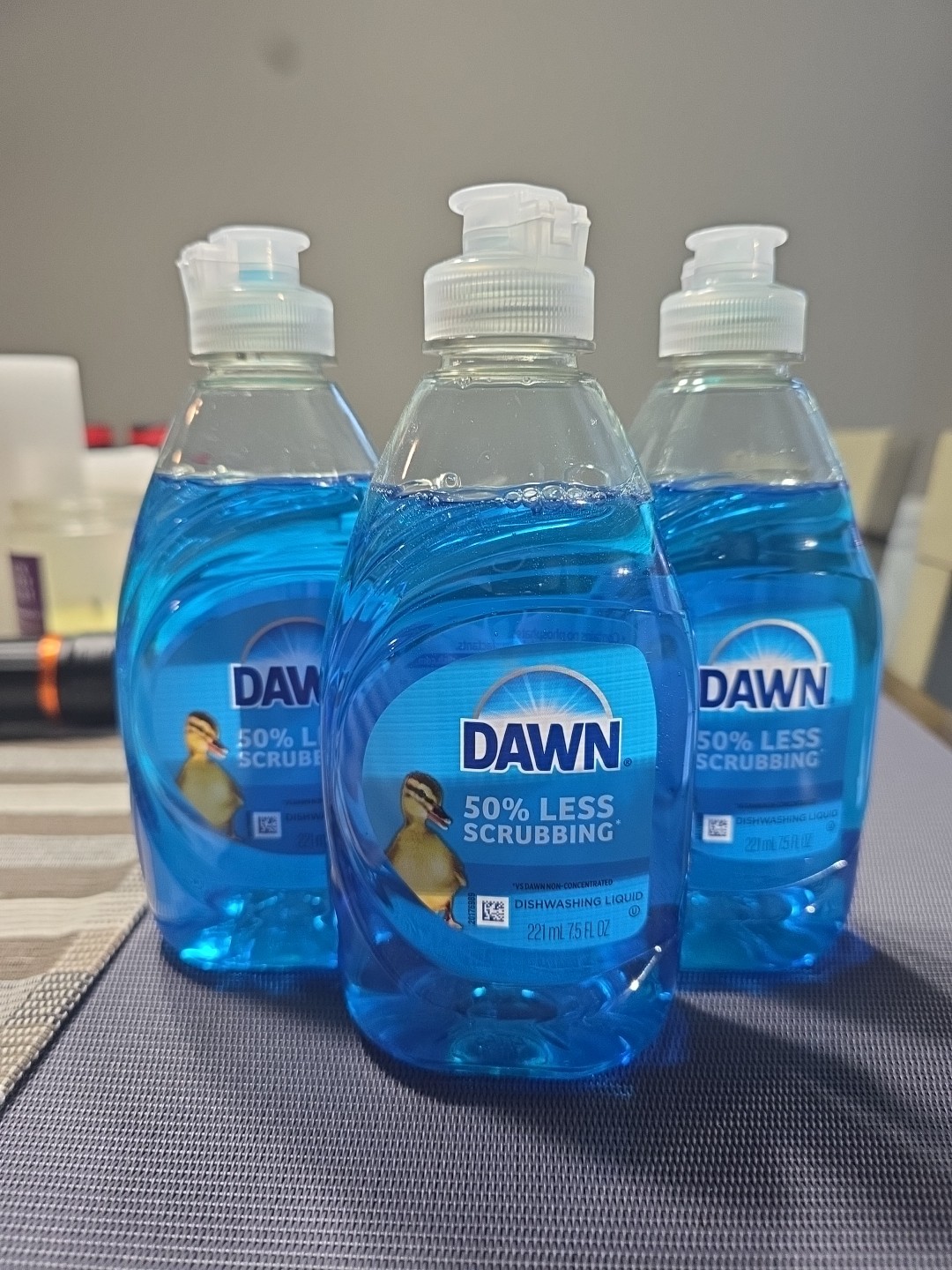 Dawn Ultra Original Blue Dishwashing Liquid Soap 7.5 oz Pack of 3