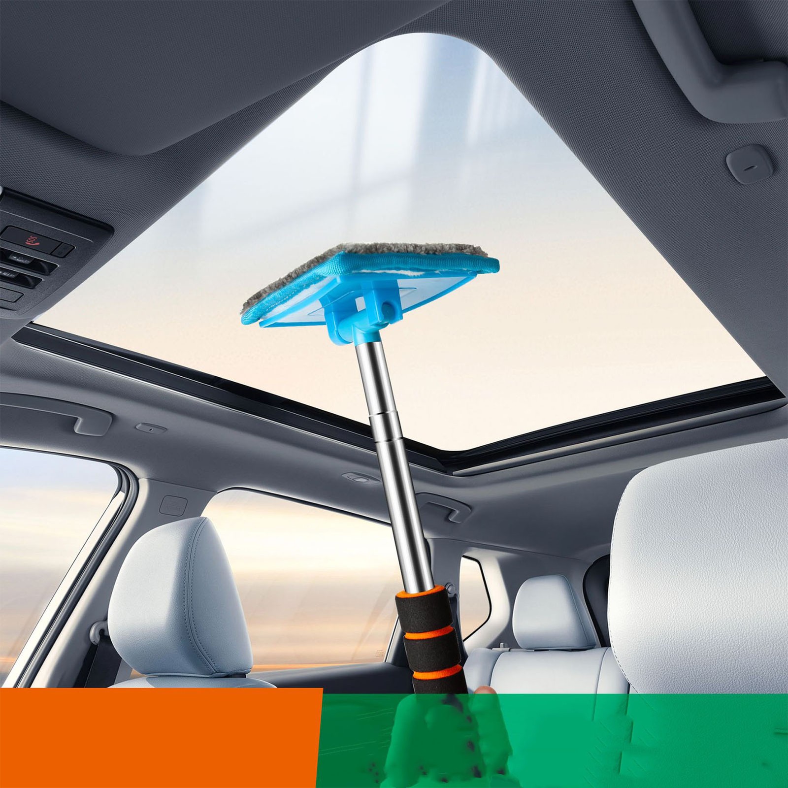 Car Windshield Cleaning Brush Aluminum Alloy Car Window Cleaner Tool For Ca MYVE