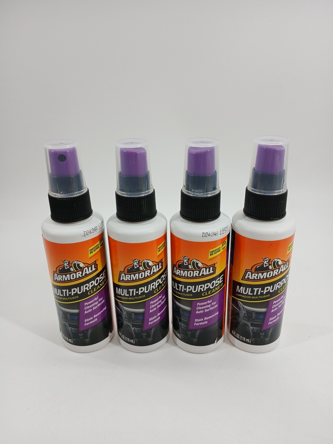 (Lot Of 4) Armor All Multi-Purpose Cleaner Powerful Cleaner For Auto Surfaces