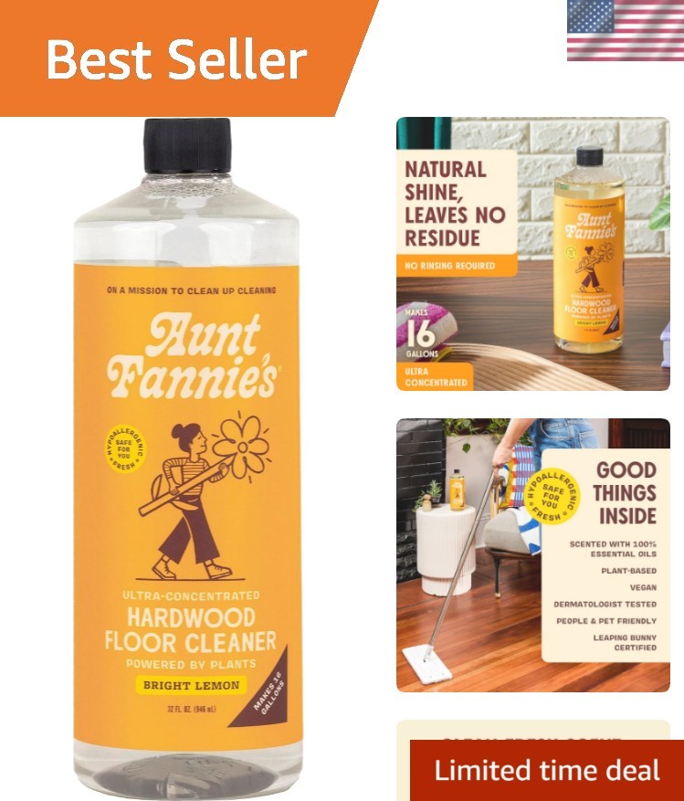 Ultra Concentrated Hardwood Floor Cleaner, Vinegar-Free Plant Based Hardwood …