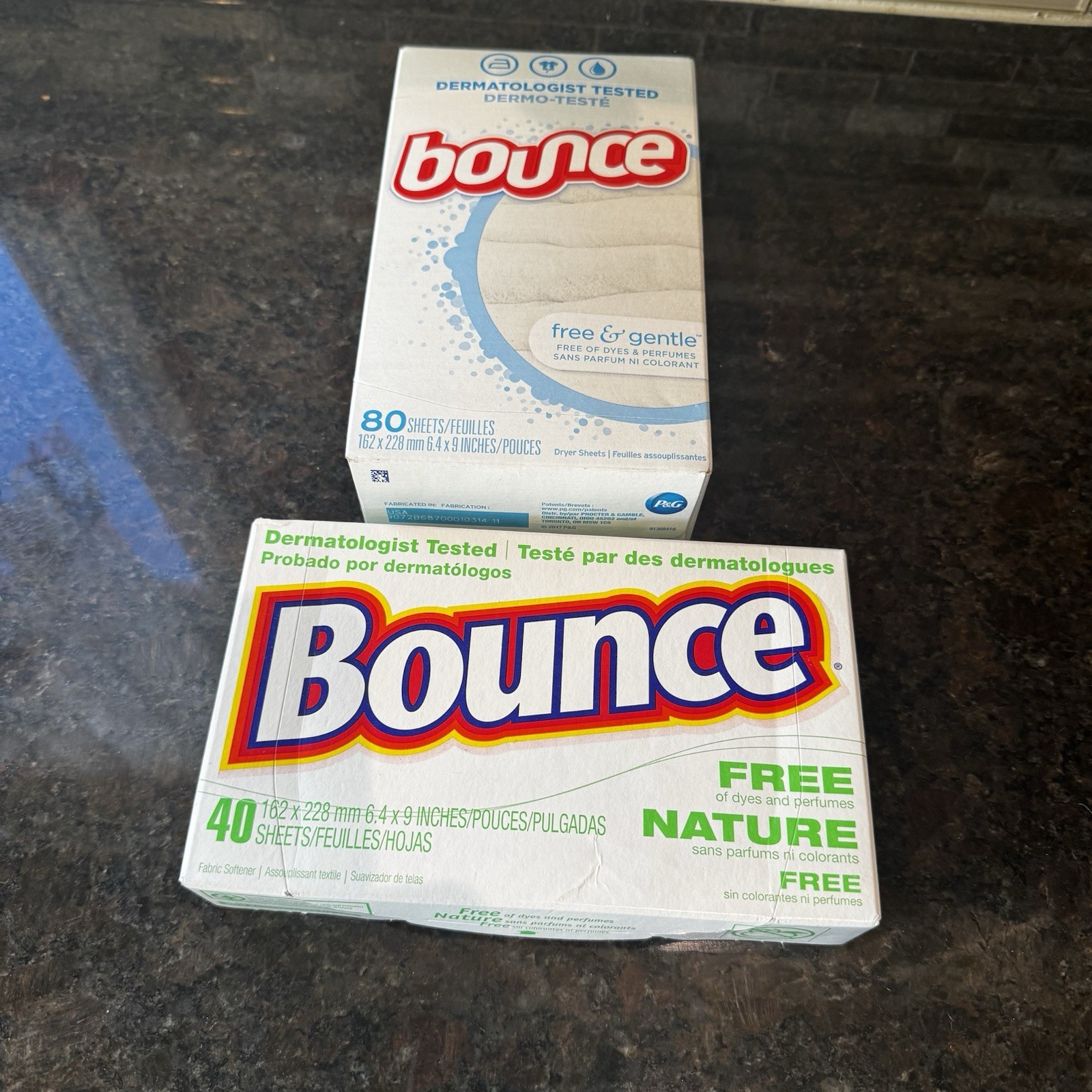 2 Fabric Softener Dryer Sheets, Fragrance Free, 80-Ct. 40 Ct