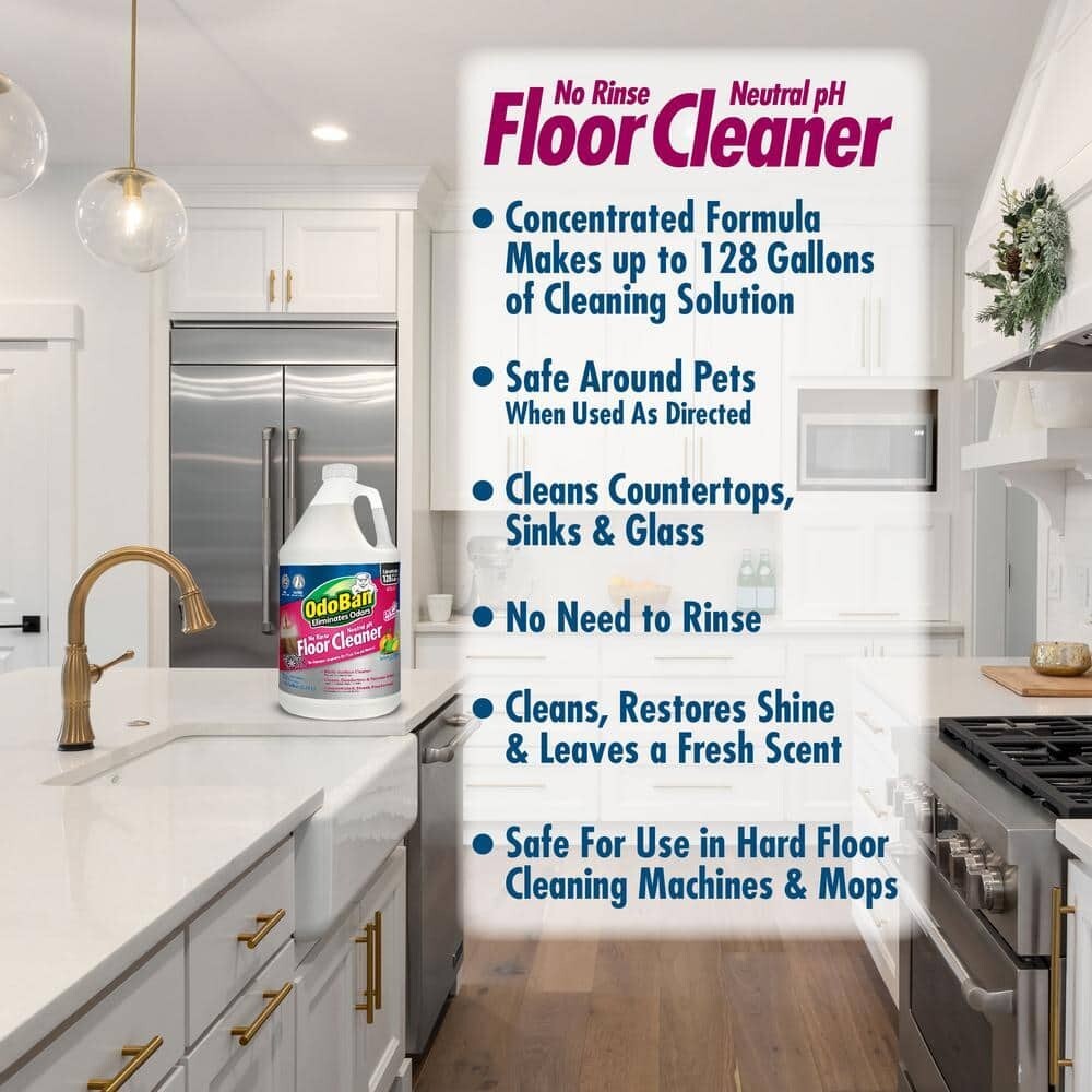 1 Gal. No-Rinse pH Neutral Floor Cleaner (2-Pack) NEW