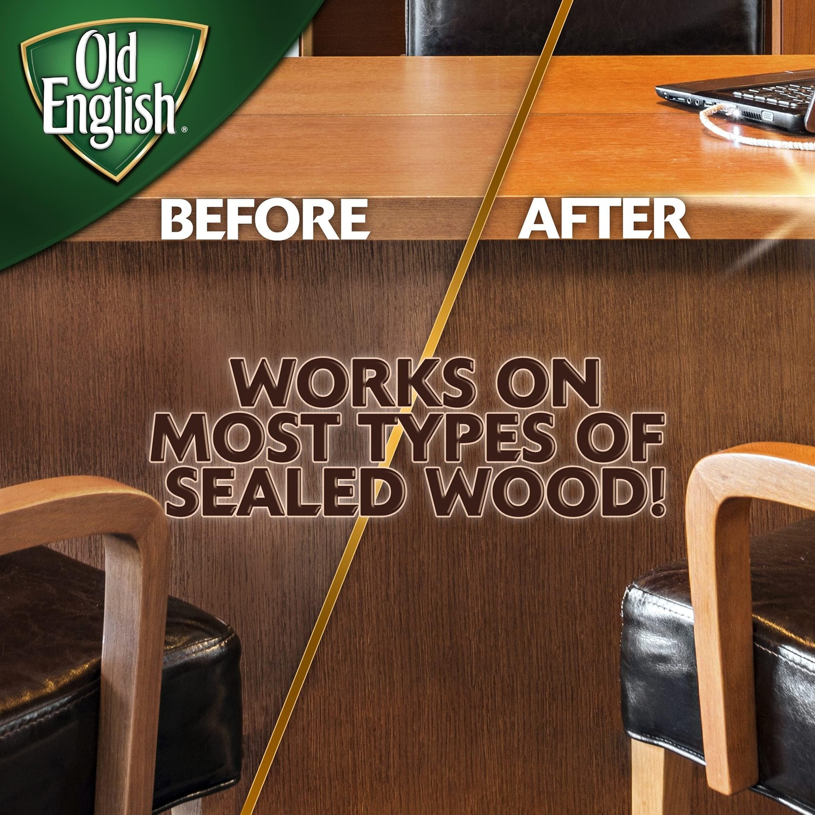 Old English 75144 Scratch Cover For Dark Woods, 8 Fl Oz (Pack of 1), Browm