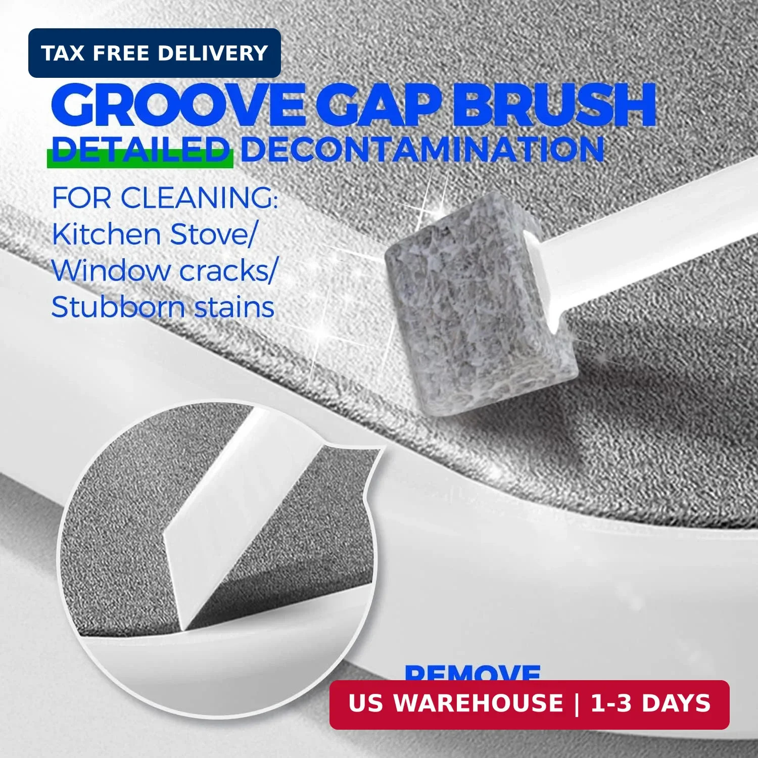 Holikme 7 Pack Deep Cleaning Brush Set, Scrub Pads with Scraper Tip for Pool Wal