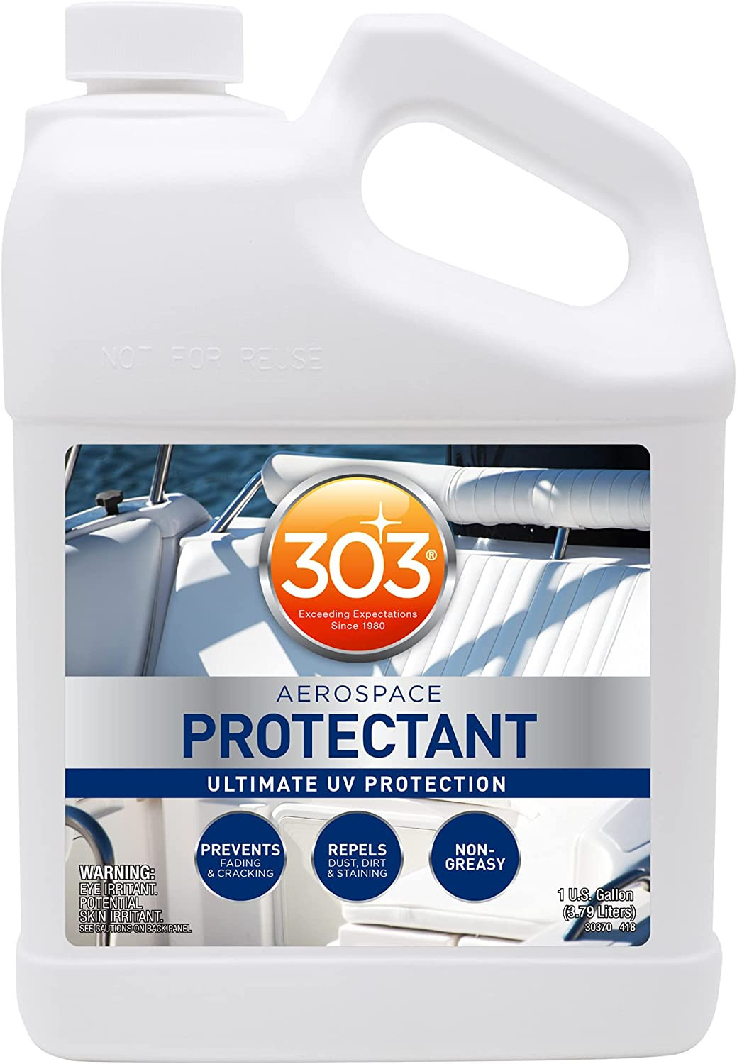 Marine Aerospace Protectant Spray, UV Protection for Boat Vinyl & Surfaces – Rep