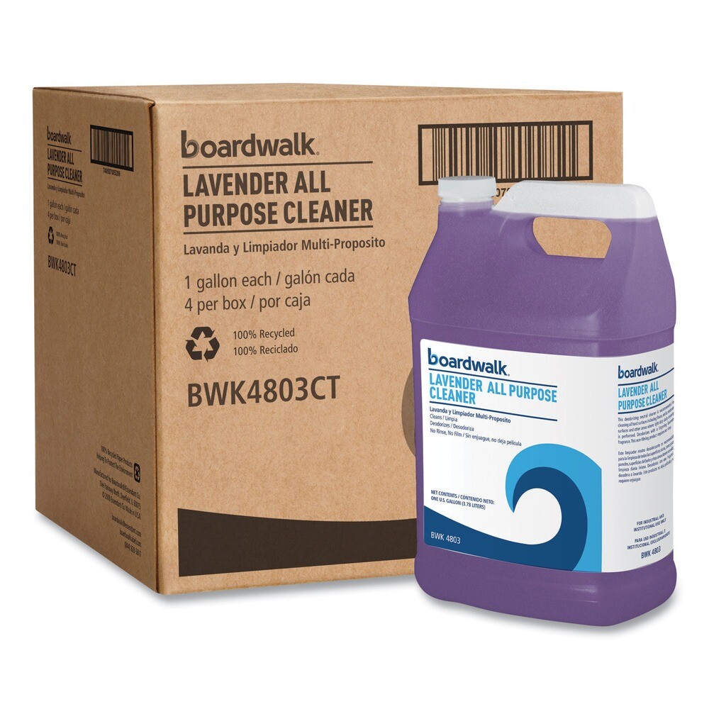 Boardwalk 4803 128 oz Bottle All Purpose Cleaner – Lavender Scent (4/CT) New