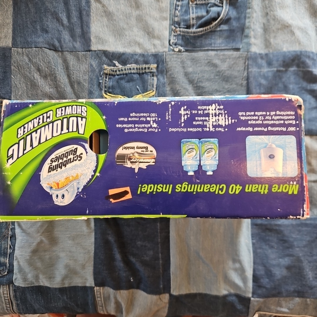 Scrubbing Bubbles Automatic Shower Cleaner Dual Kit with 2 Refills unopened See