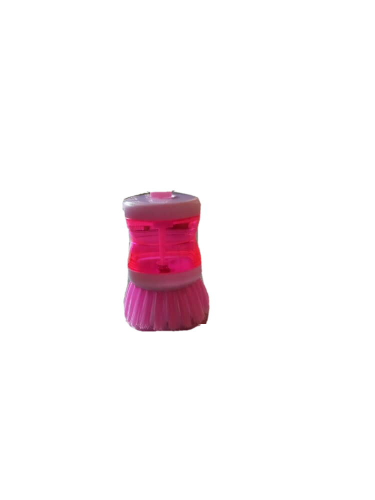 3PCS Kitchen Cleaning Brush Utensil with Liquid Soap Dispenser