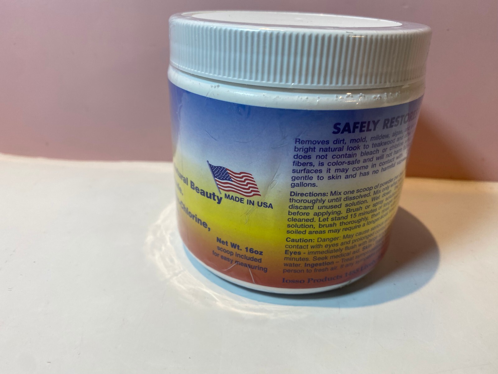 Iosso® Teak Cleaner 16 oz