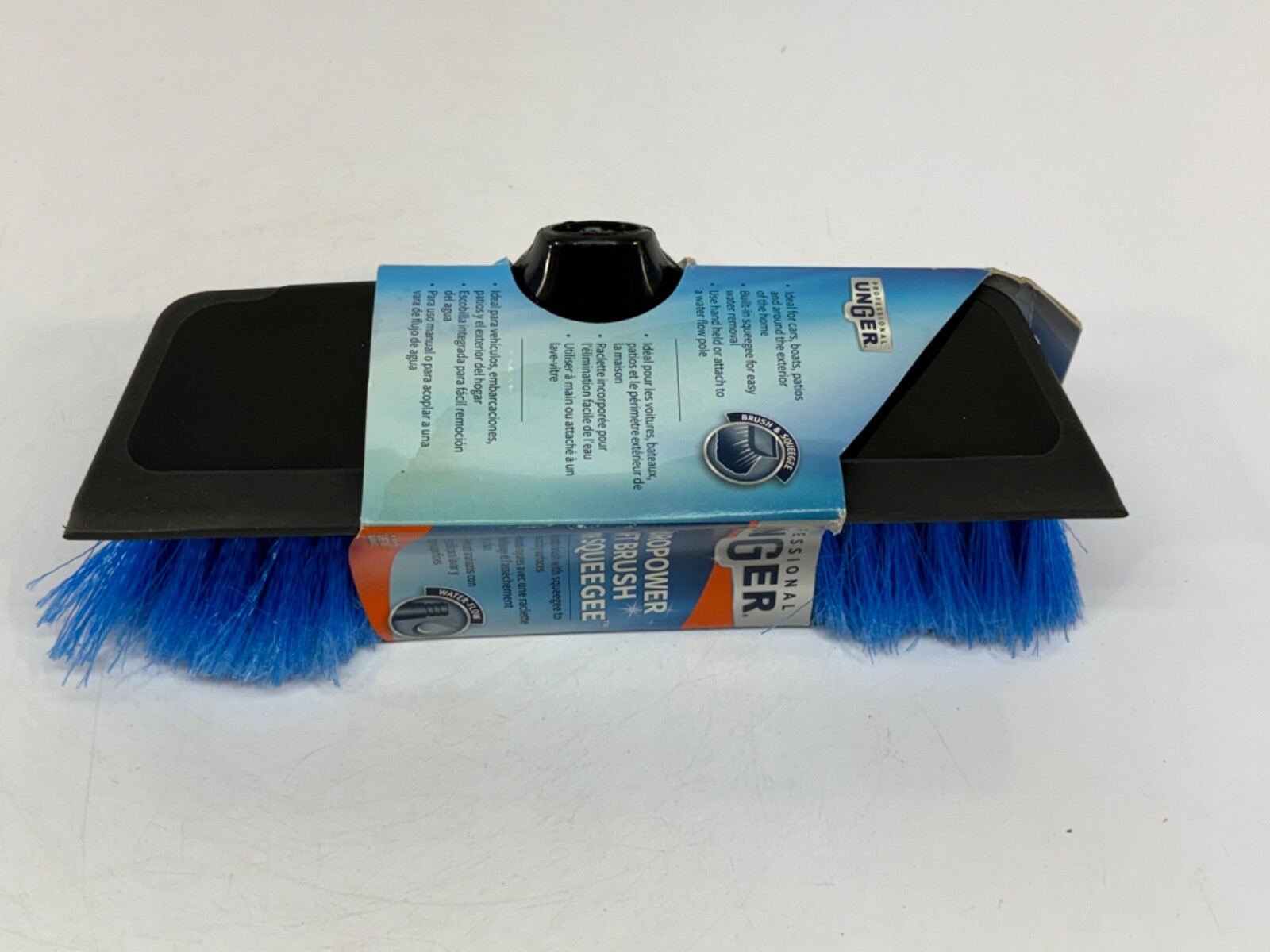 10″ Hydropower Soft Brush with Squeegee and Water-Fed Multi-Angle Wash Brush.