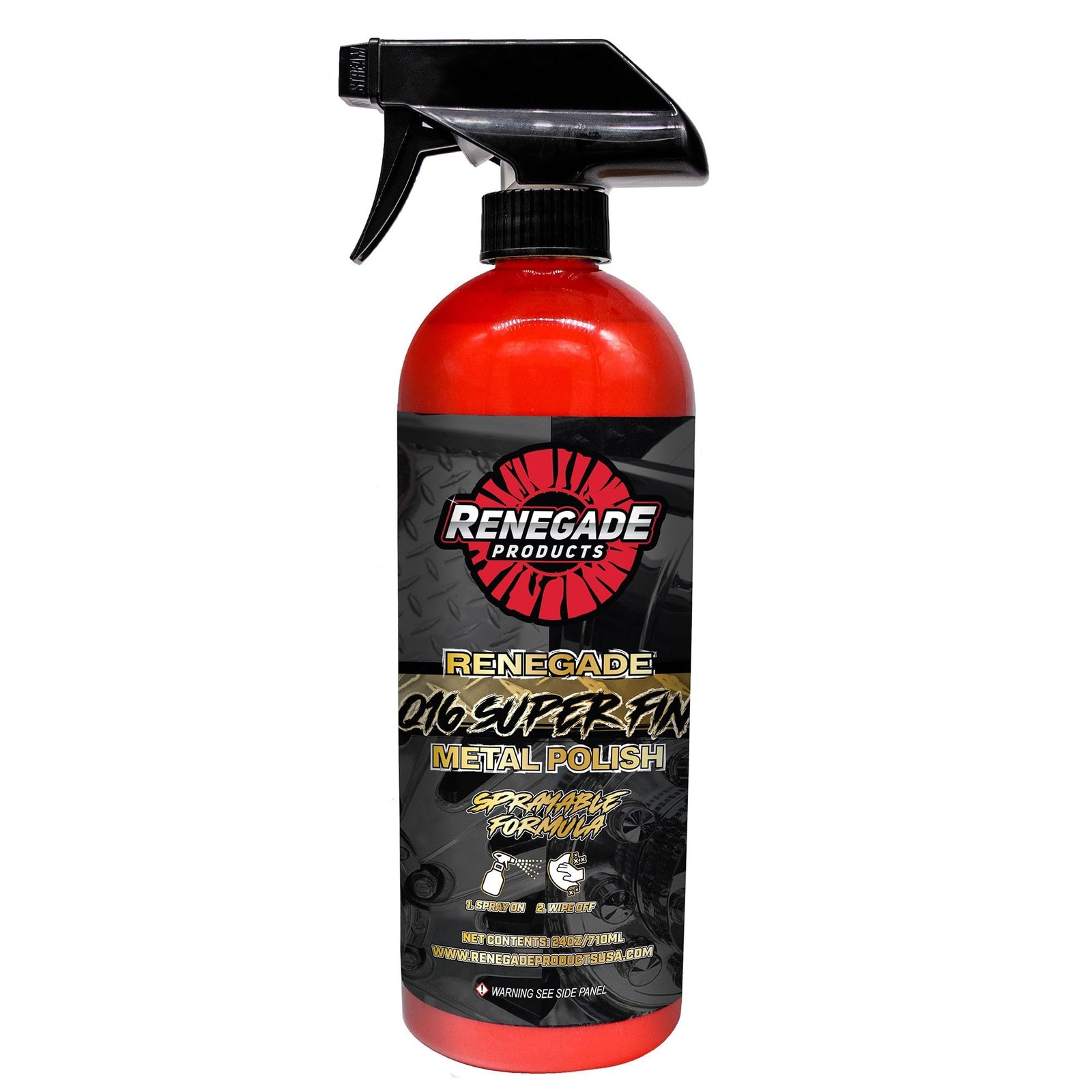 Extra Fine Sprayable Metal Polish HighGloss Finish for Aluminum & Steel 16