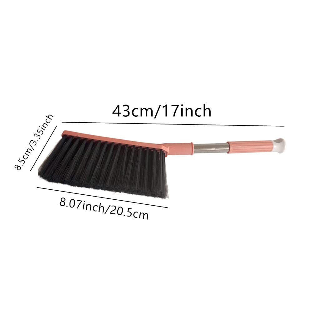2 Pack Soft Bristle Bed Sheets Sweeping Cleaning Brush with Long Hand, Counte…