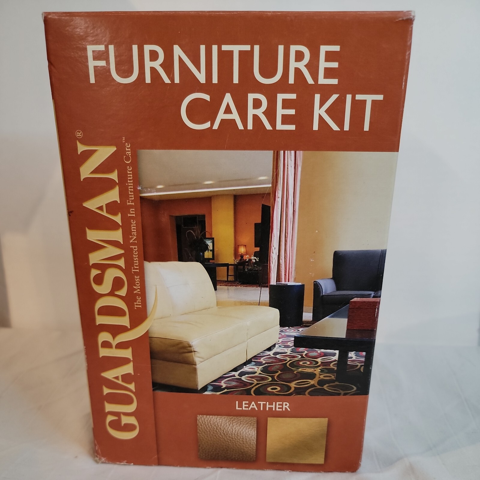 NEW Guardsman Home Office Furniture Care Kit Leather Cleaning Products Set