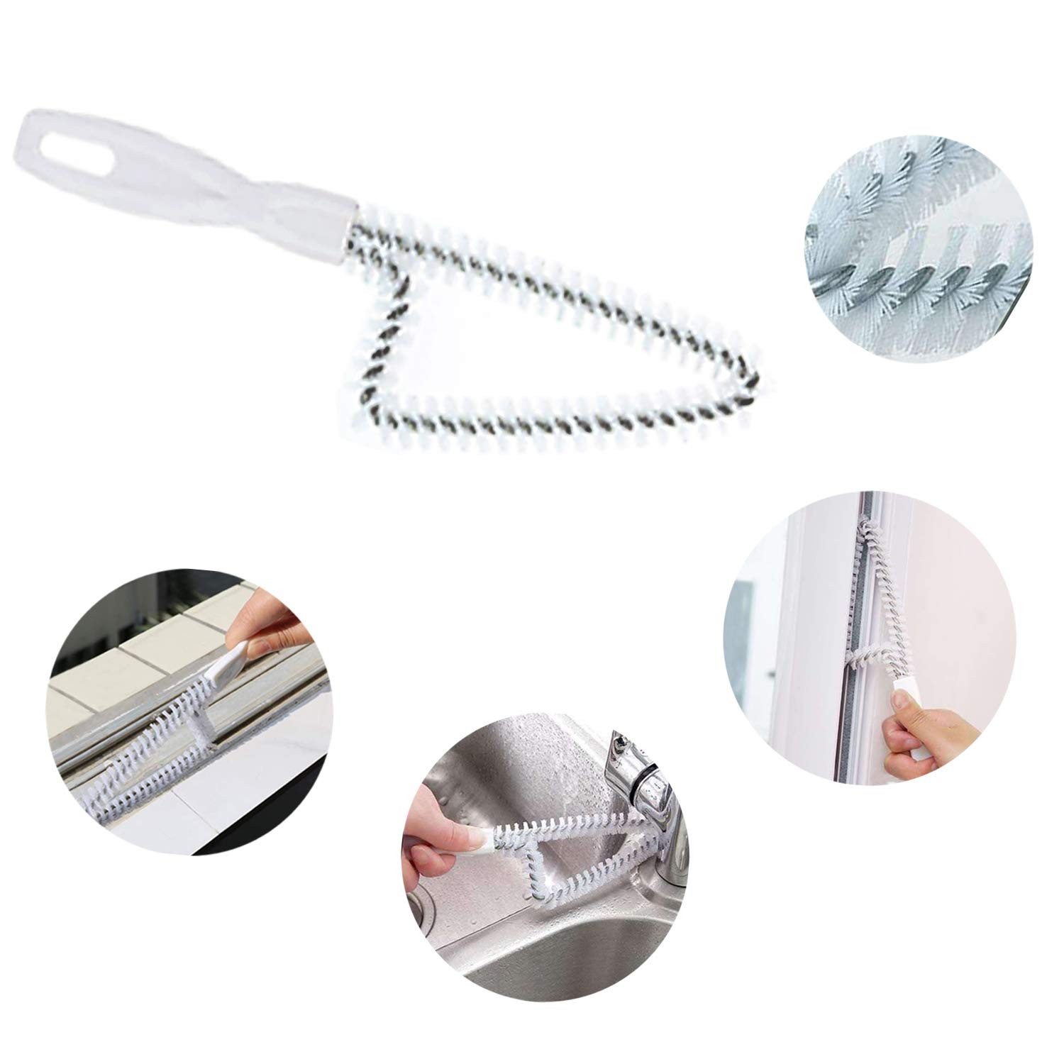 8 Pcs Handheld Groove Gap Cleaning Toolsdoor Window Track Cleaning Tools Groove