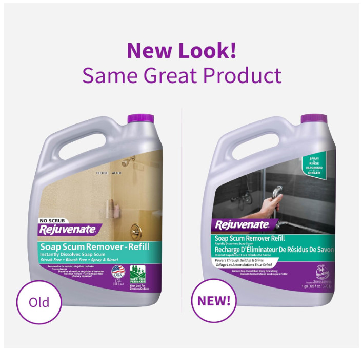 Scrub Free Soap Scum Remover Cleaning Formula – Spray and Rinse for Streak Free