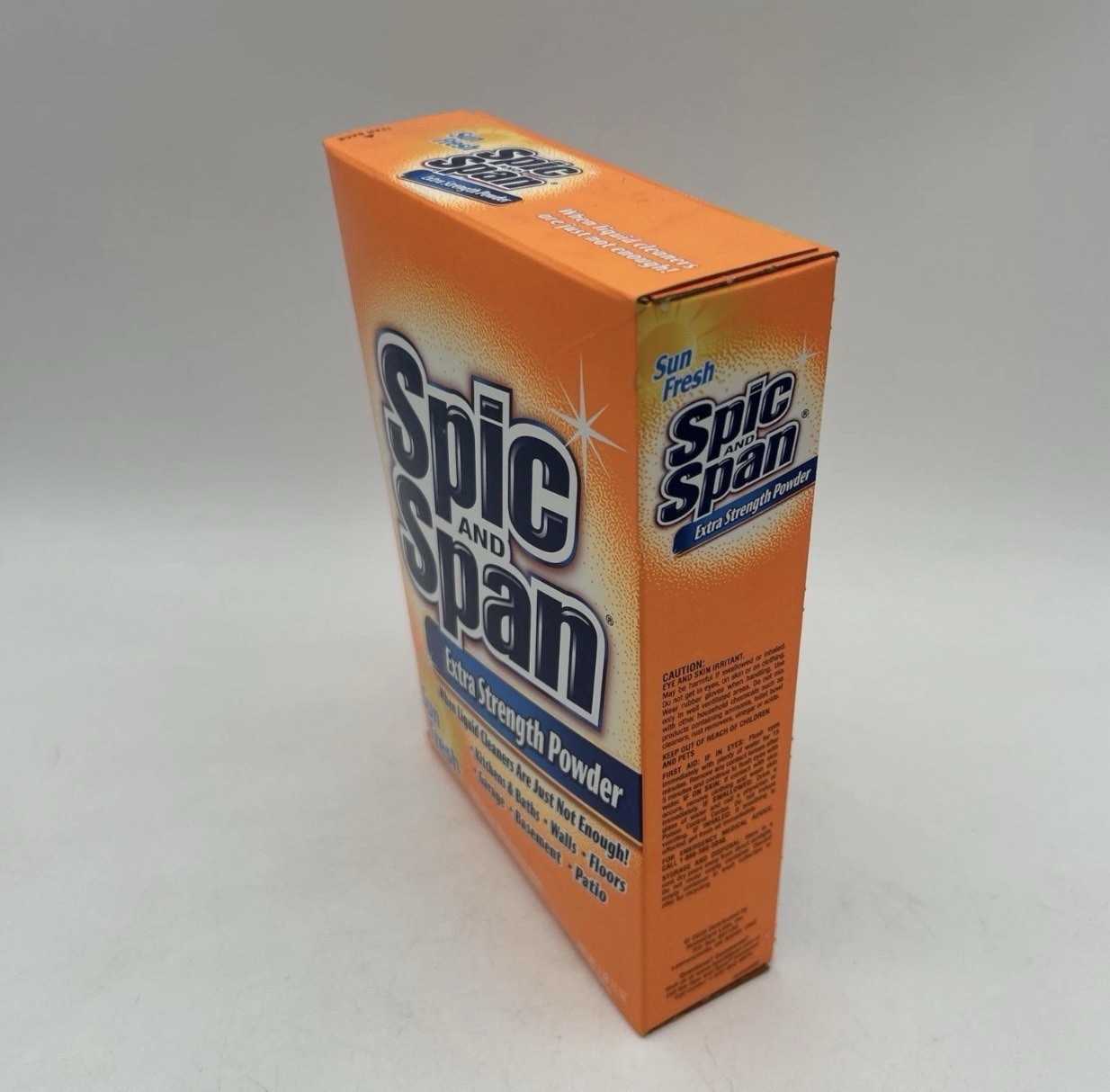 Spic and Span Extra Strength Powder: Sun Fresh 27 OZ NOS Discontinued 1Lb11Oz