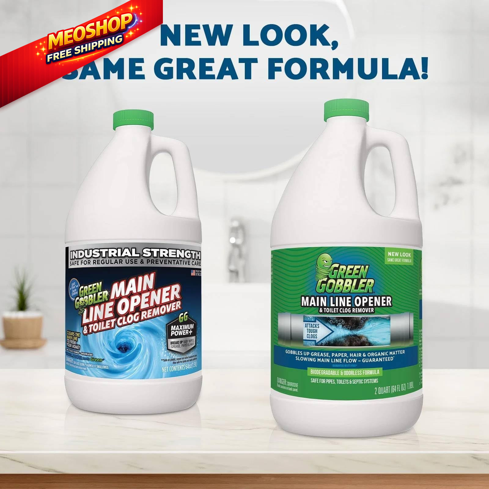 Green Gobbler Ultimate Main Drain Opener | cleaner 64 Fl Oz (Pack of 1)