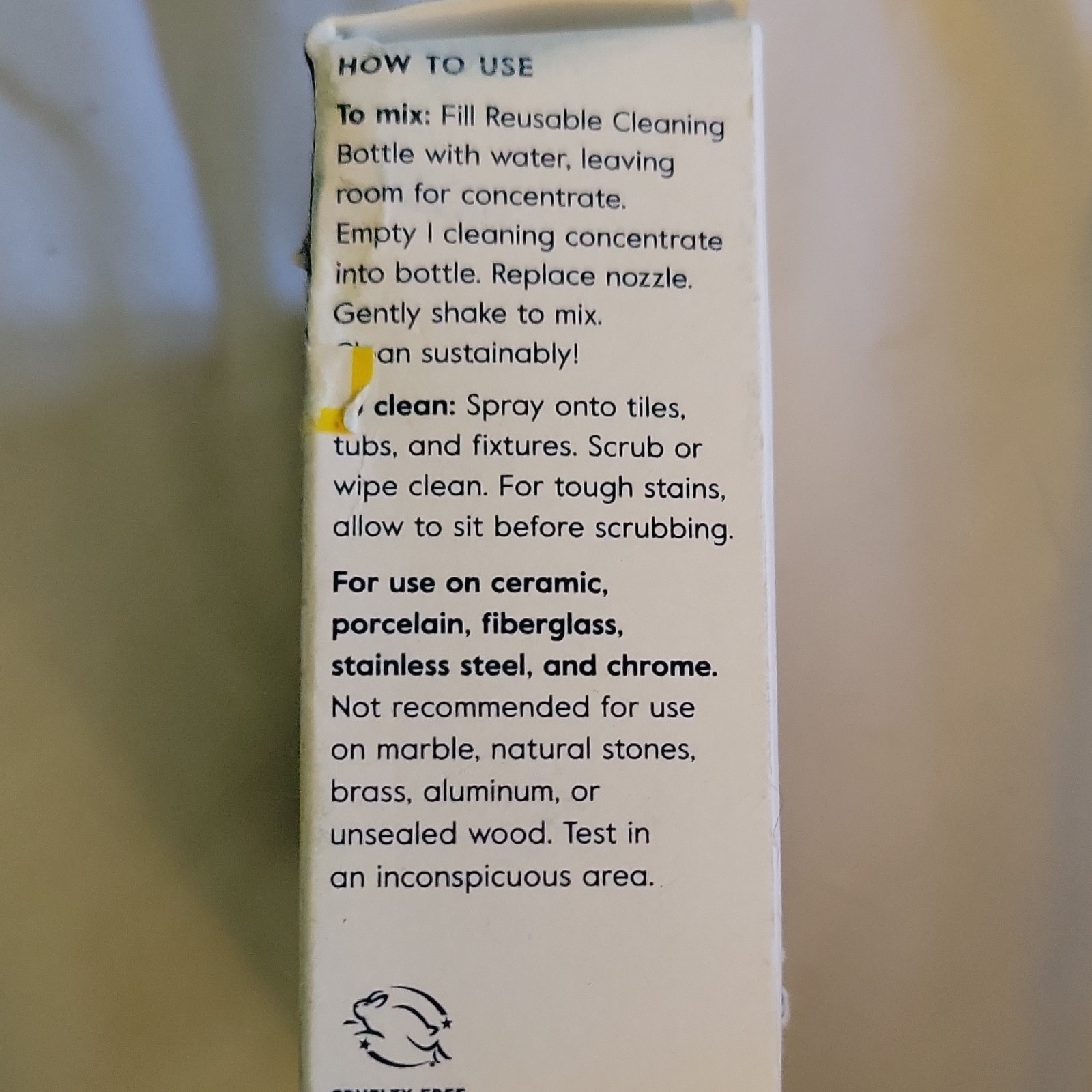 Grove Co. Tub & Tile Cleaner Concentrate Citron & White Rose 2 Pack 1oz