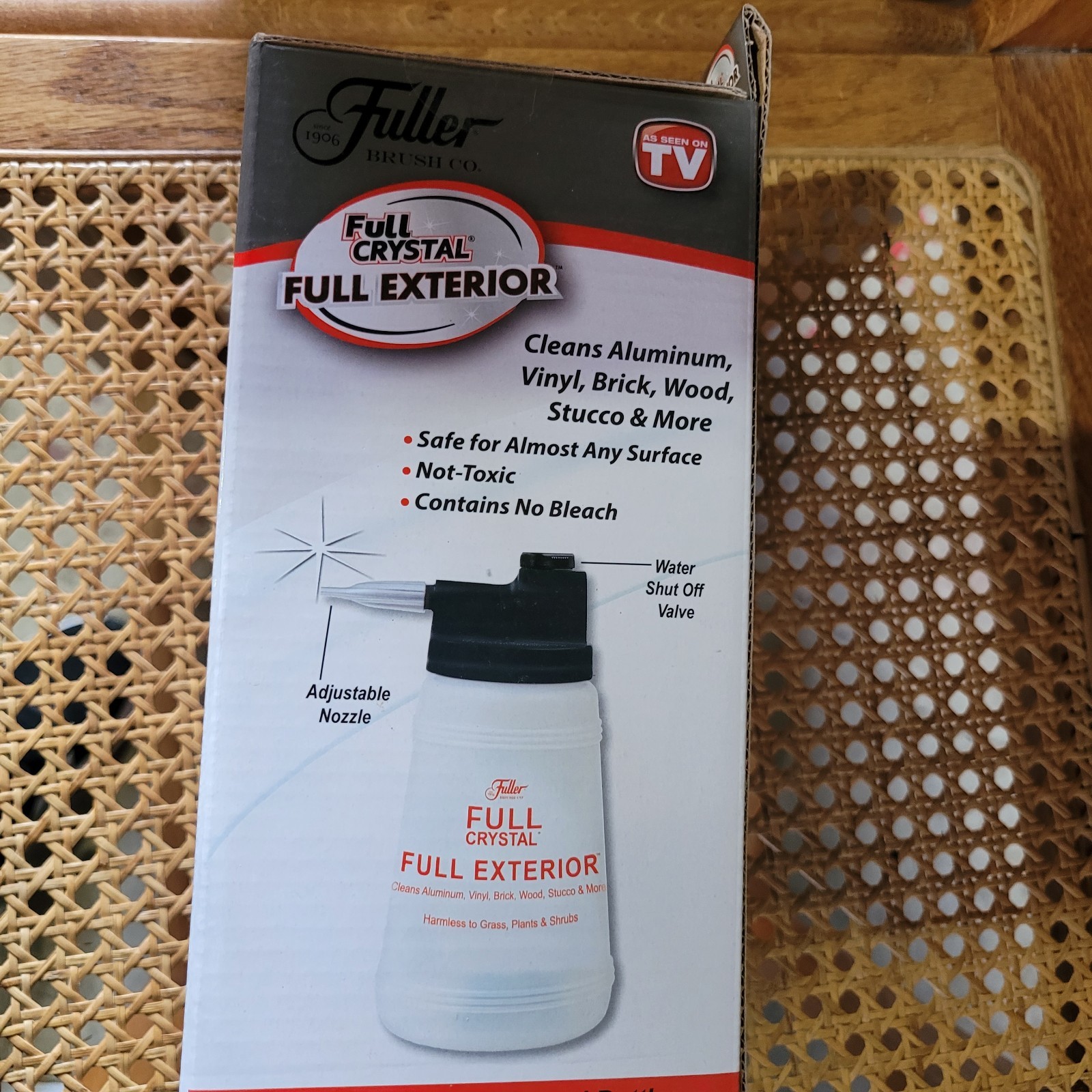 Fuller Brush Co. Full Crystal/ Exterior Cleaner Bottle With Sprayer NEW, SEALED