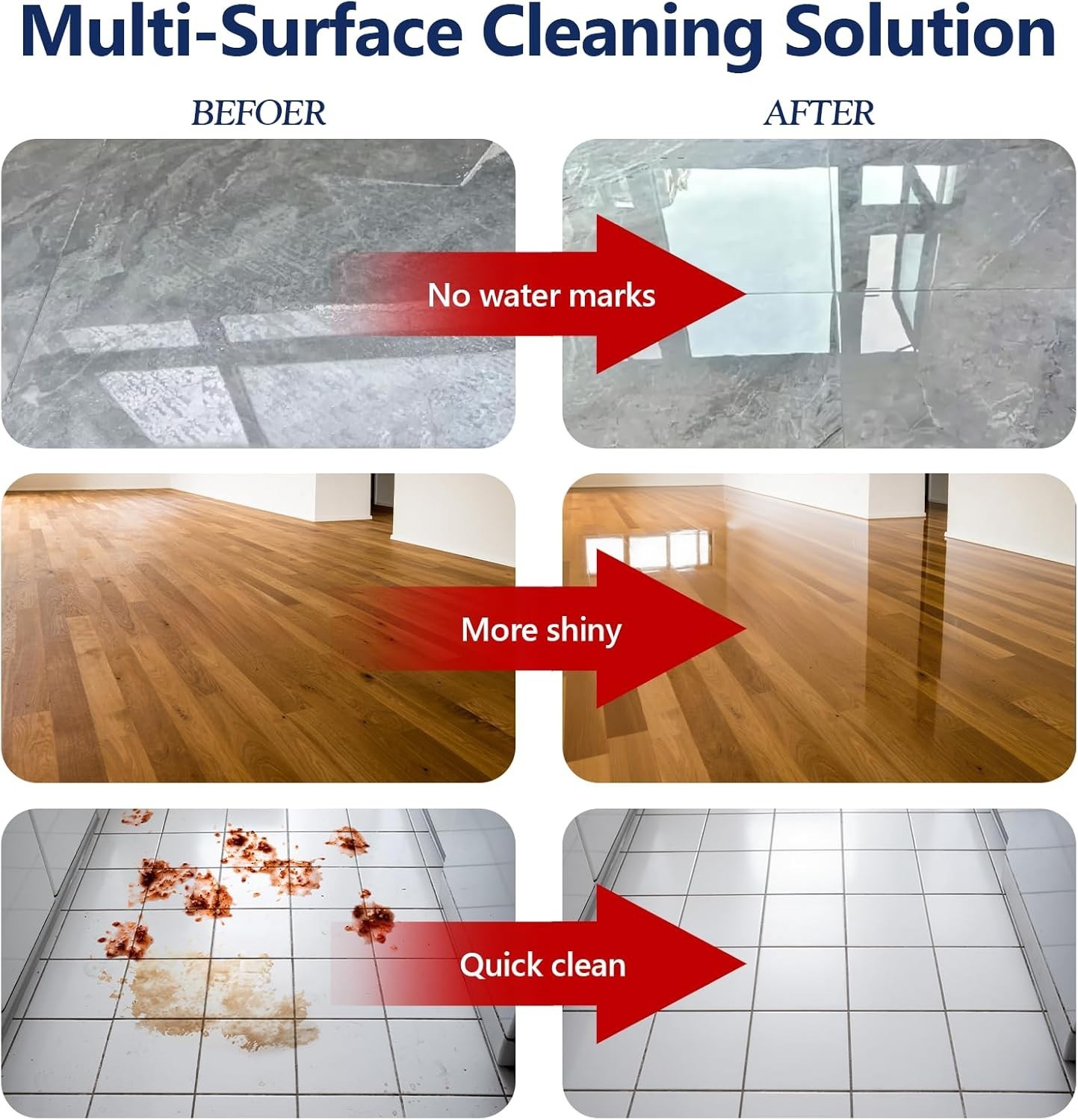 Dual-Pack Floor Cleaning Solution, 34 FL OZ – Compatible with Tineco & Roborock