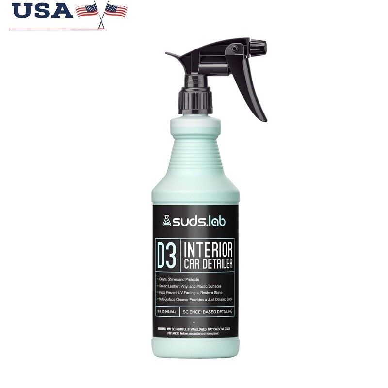 Interior Detailing Spray UV Protection Multi-Surface Cleaner Non-Greasy Shine US