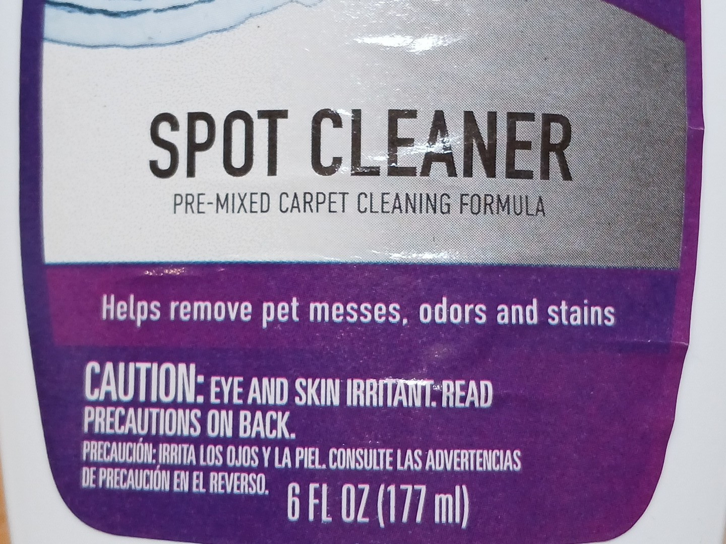 6 Hoover Paws & Claws Pet Spot Cleaner Carpet Formula 6oz Bottles Lot Sealed