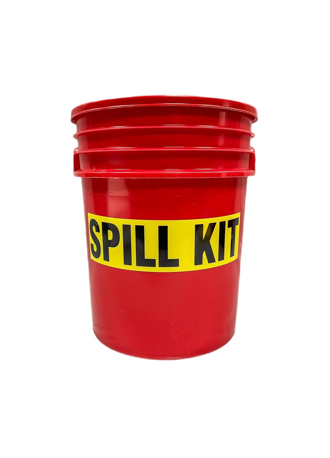 Original Bucket Spill Kit – Universal Absorbents & 5-Gallon Red Bucket – Spill P