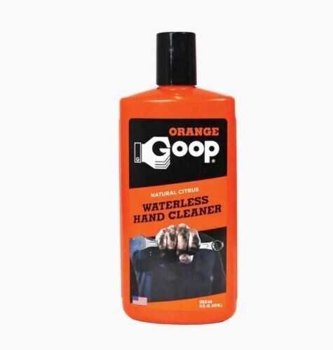 Goop 16oz Orange Hand Soap Removes Dirt, Grime, Oil, Grease, Paint, Tar FREE S&H