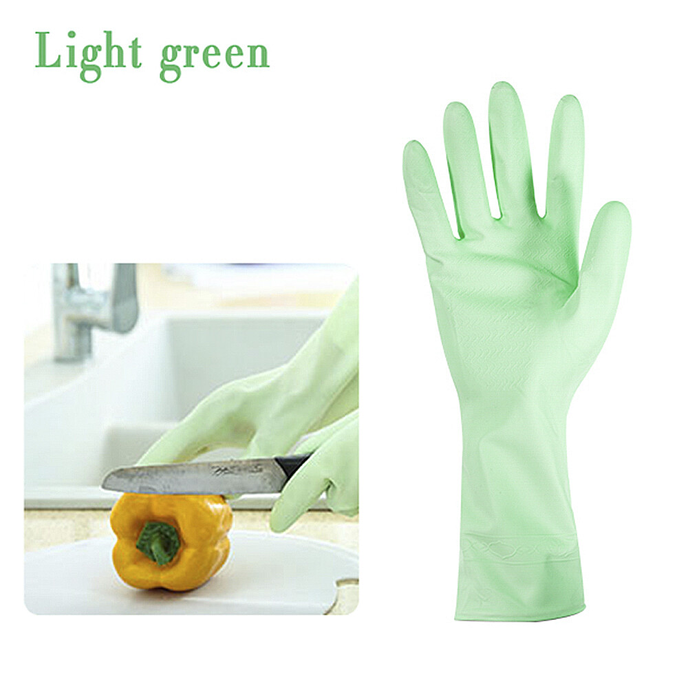 Washing Gloves Kitchen Long Waterproof Dish Cleaning Gloves Rubber Latex Protect