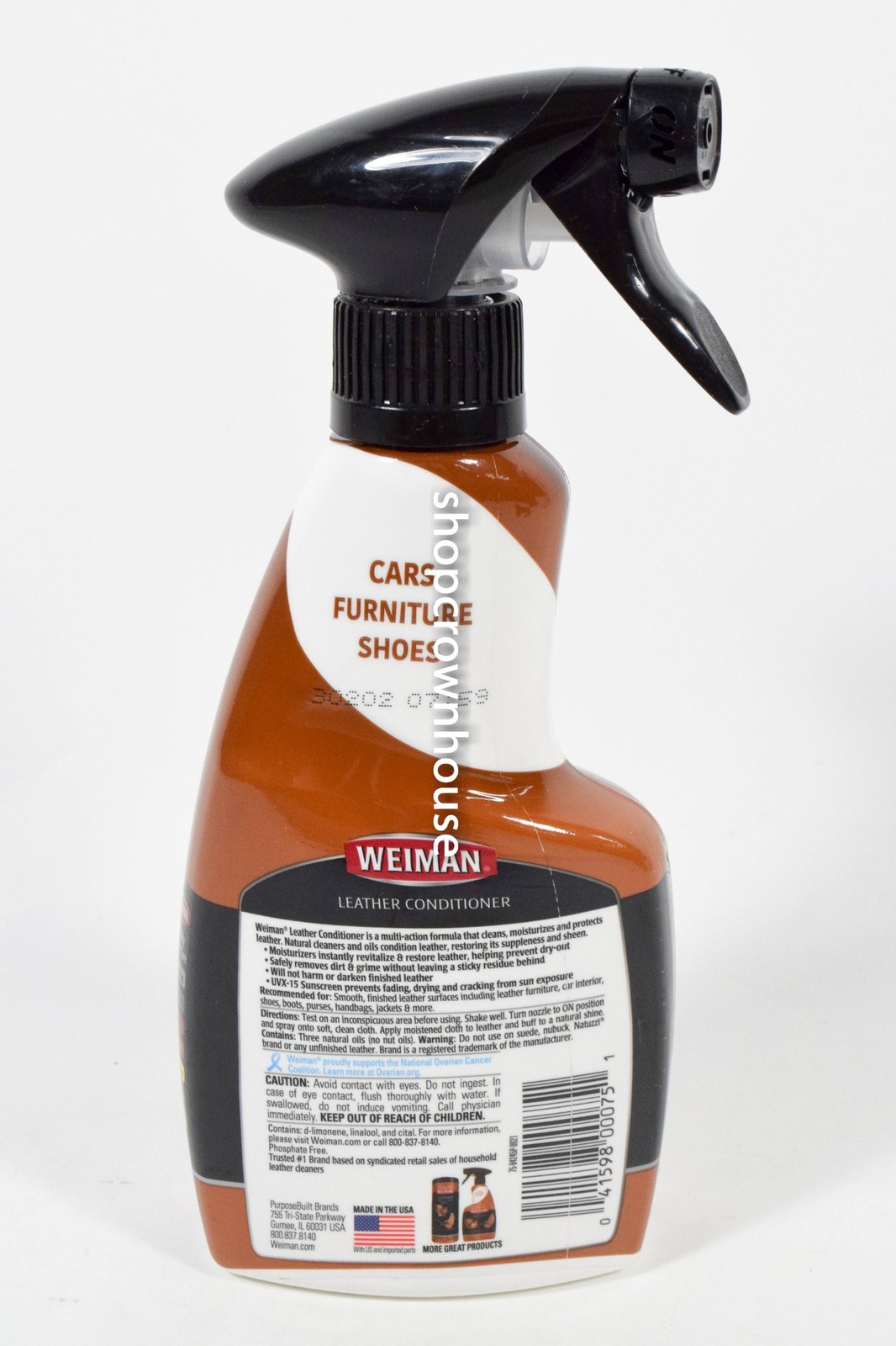 2 Weiman Leather Conditioner for Cars Furniture Shoes 3-In-1 12 fl oz