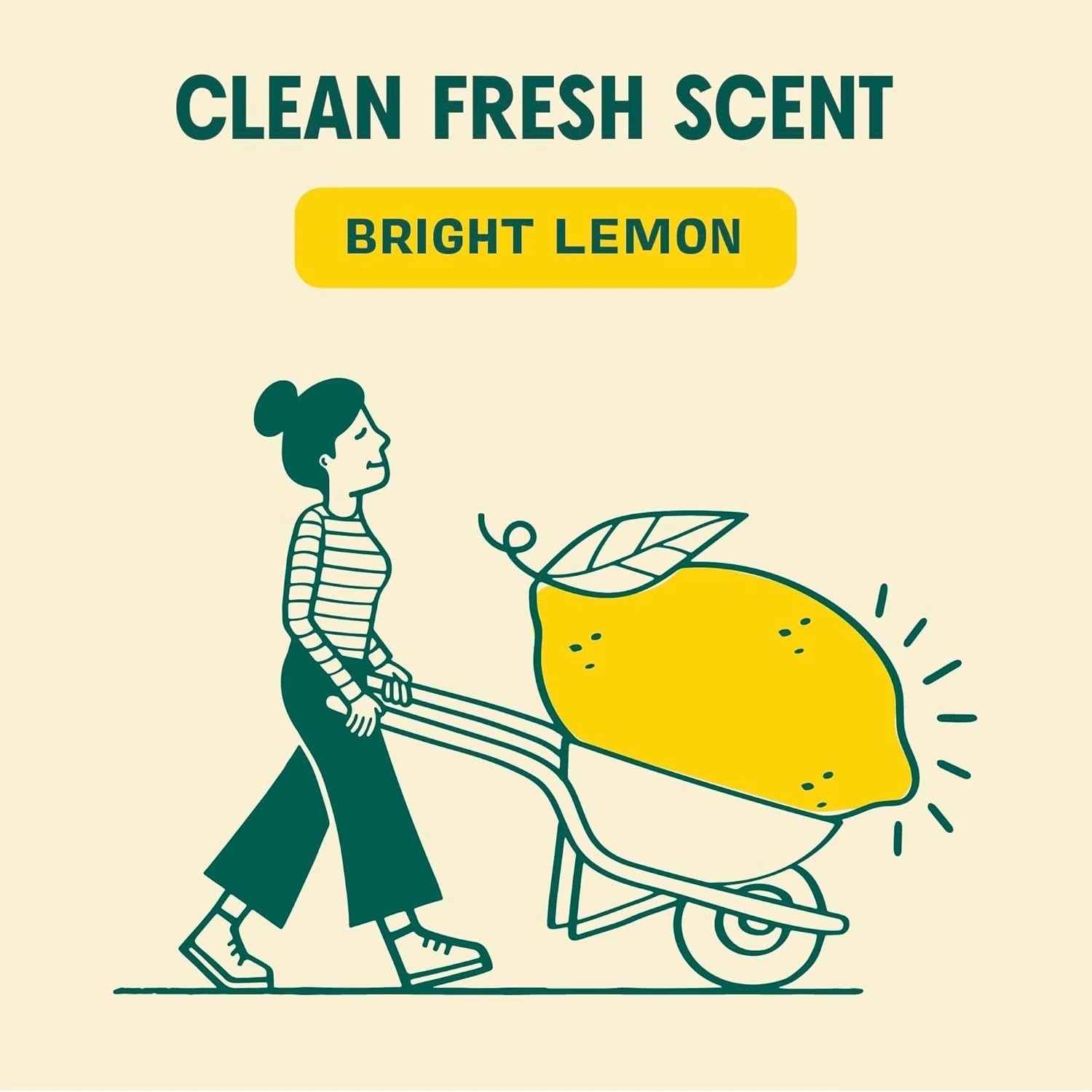 Ultra Concentrated Floor Cleaner Lemon 6pk – Natural Vinegar Wash, Makes 16 Gal