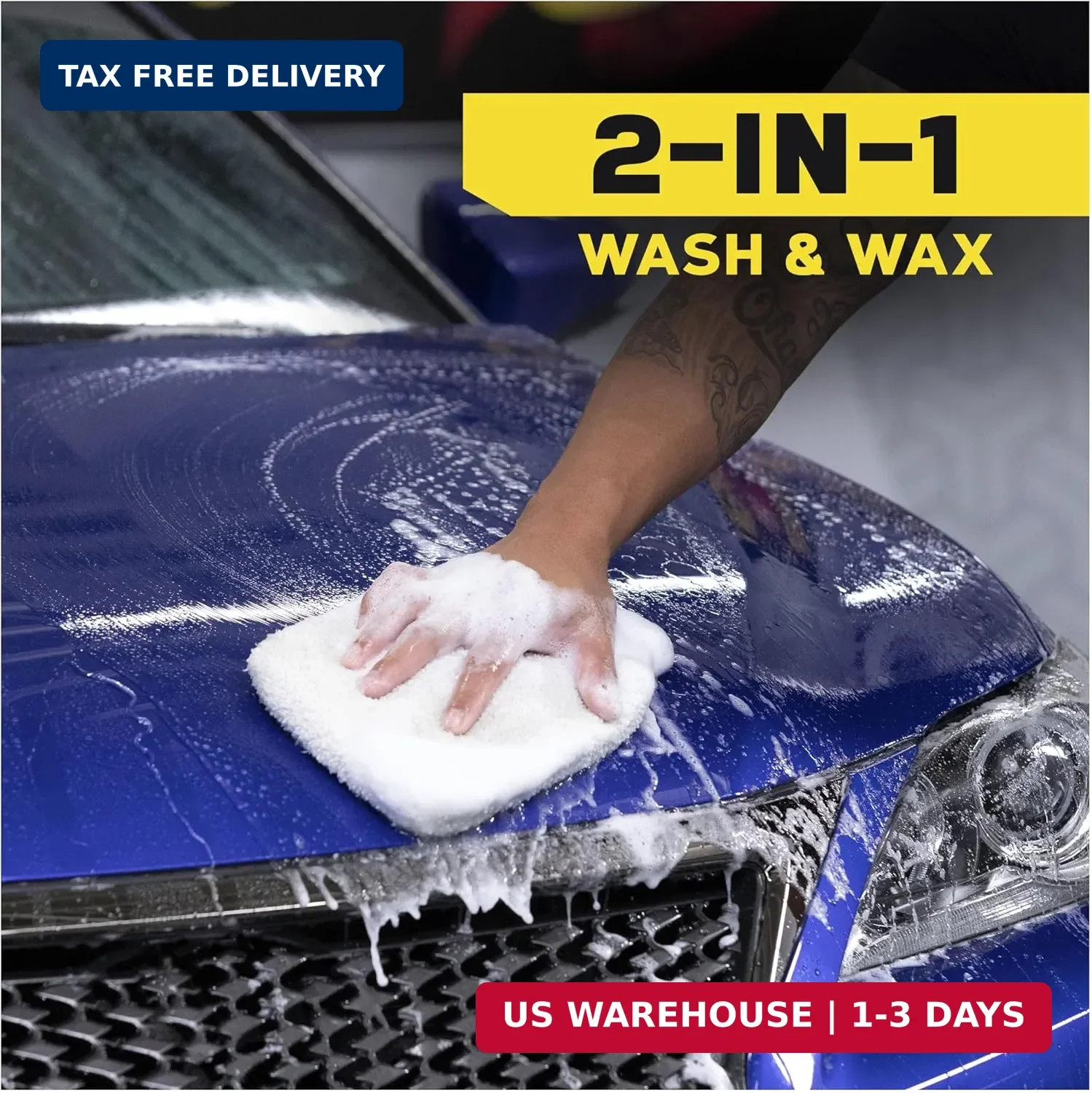 Meguiar’s Hybrid Ceramic Wash & Wax – Sophisticated Car Wash Gently Cleans and A