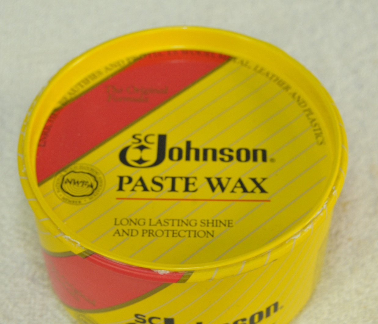 SC Johnson Paste Wax The Original Formula 16 oz Size Can Discontinued Item