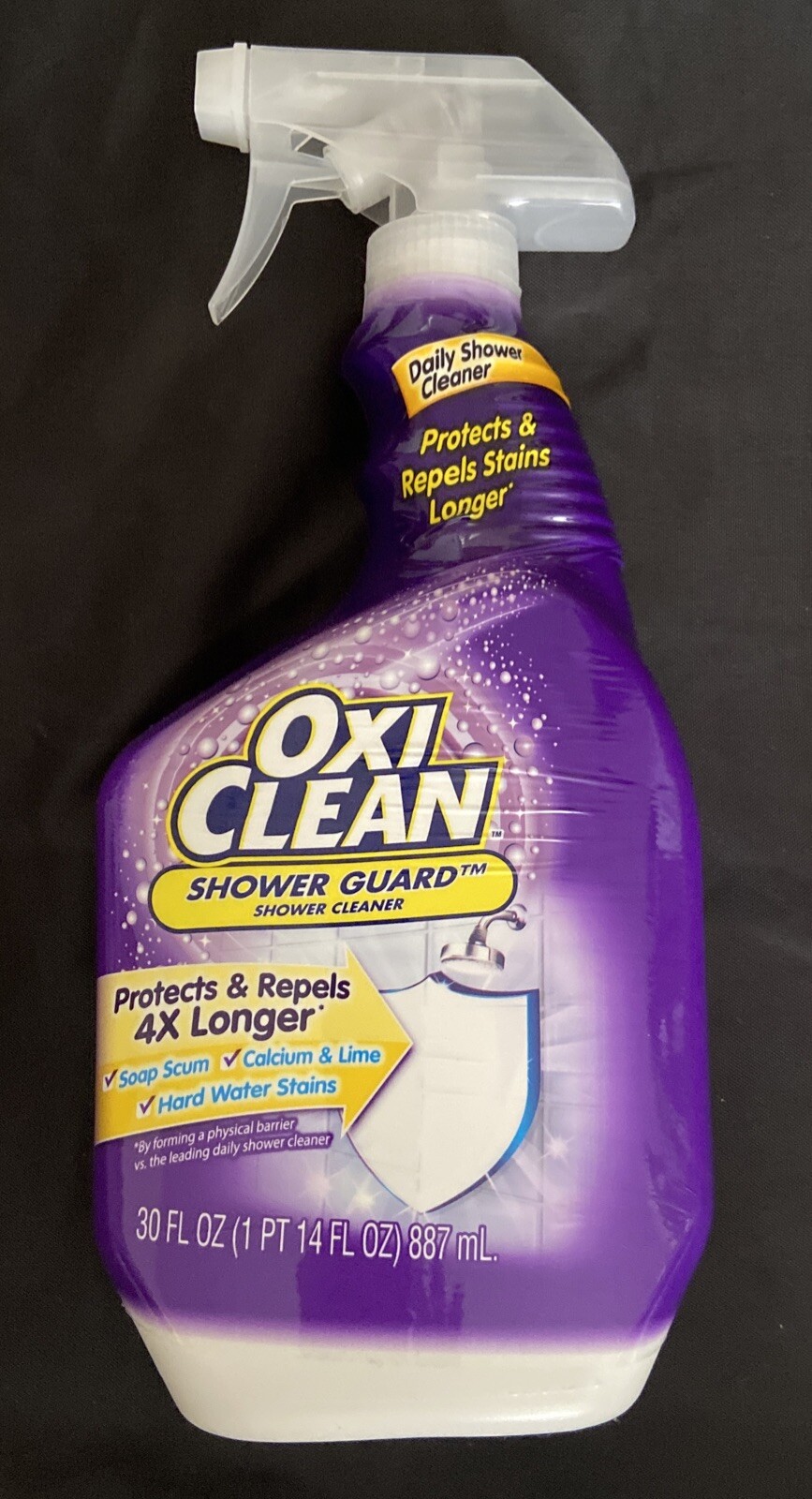 OxiClean Shower Guard Shower Cleaner Protects & Repels 4x Longer ￼30 FL OZ