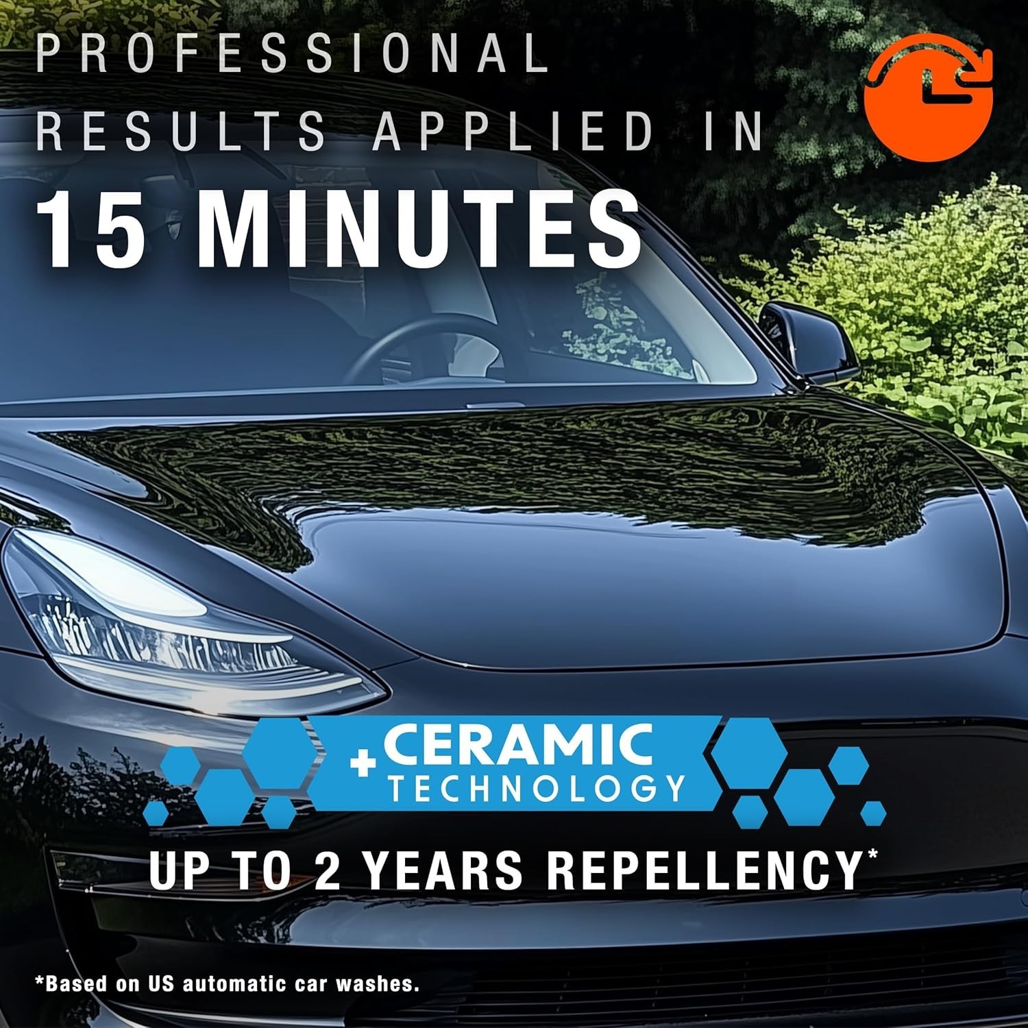 Glass Restore & Repel Kit, Two Step Regimen for Car Windshield, Includes Poli…