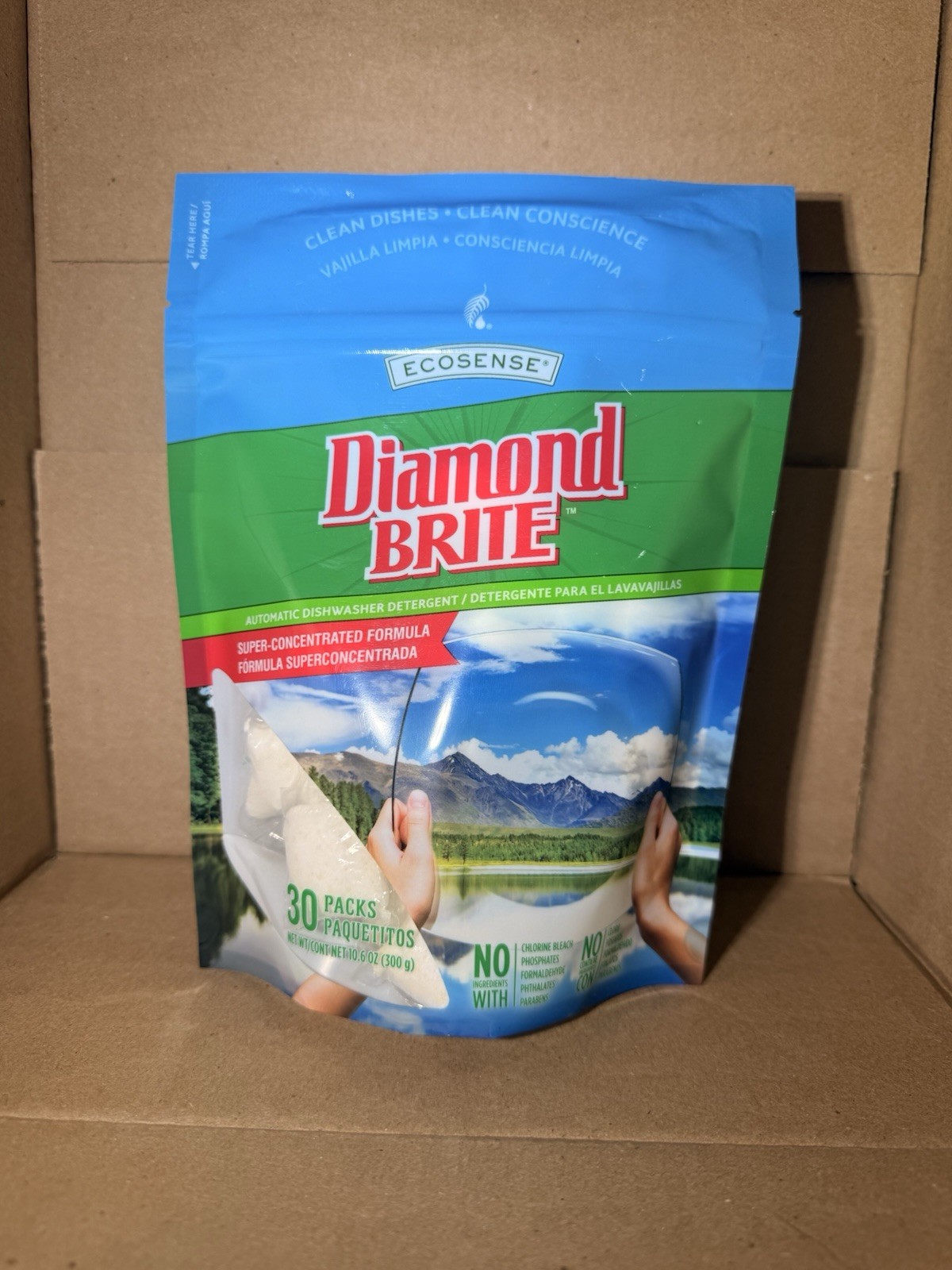 DIAMOND BRITE Melaleuca DISHWASHER DETERGENT 30 Pack PODS Eco Sense New-Sealed