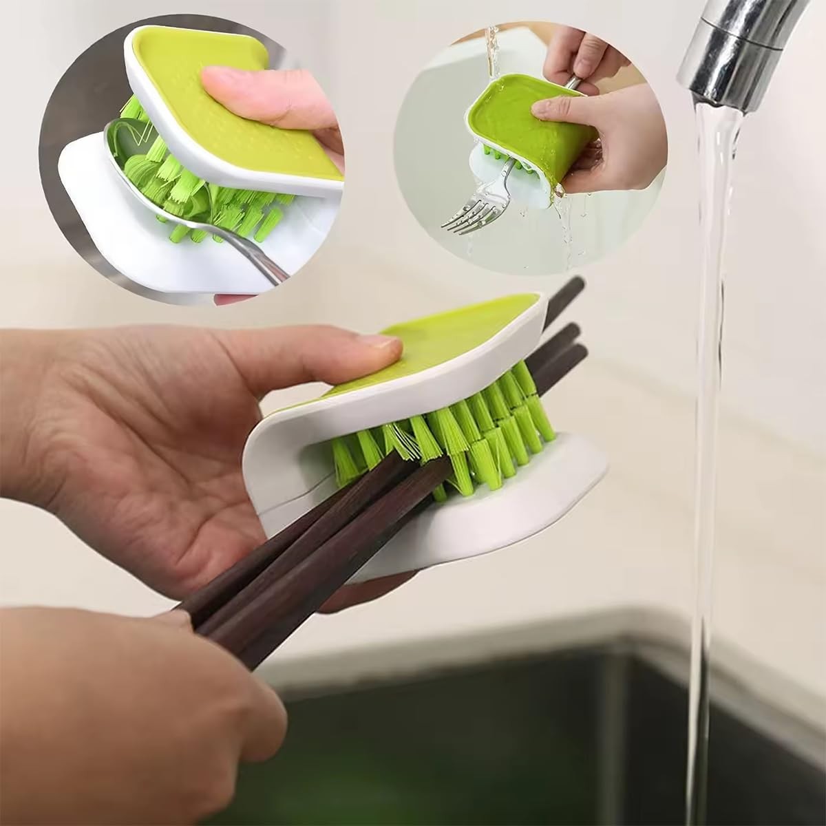 Car Seat Belt Cleaning Brush, U-Shaped Double Sided Vehicle Safety Belt Washi…