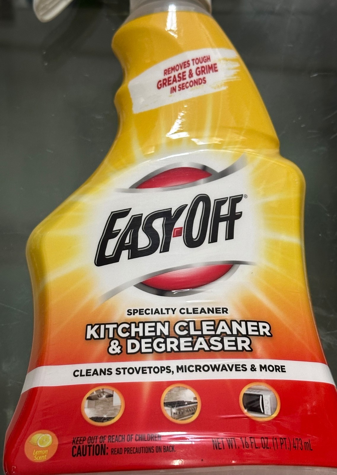 2-Pk~ Easy-Off KITCHEN CLEANER & DEGREASER Stove Cooktop Oven Cabinet Sink 473ml