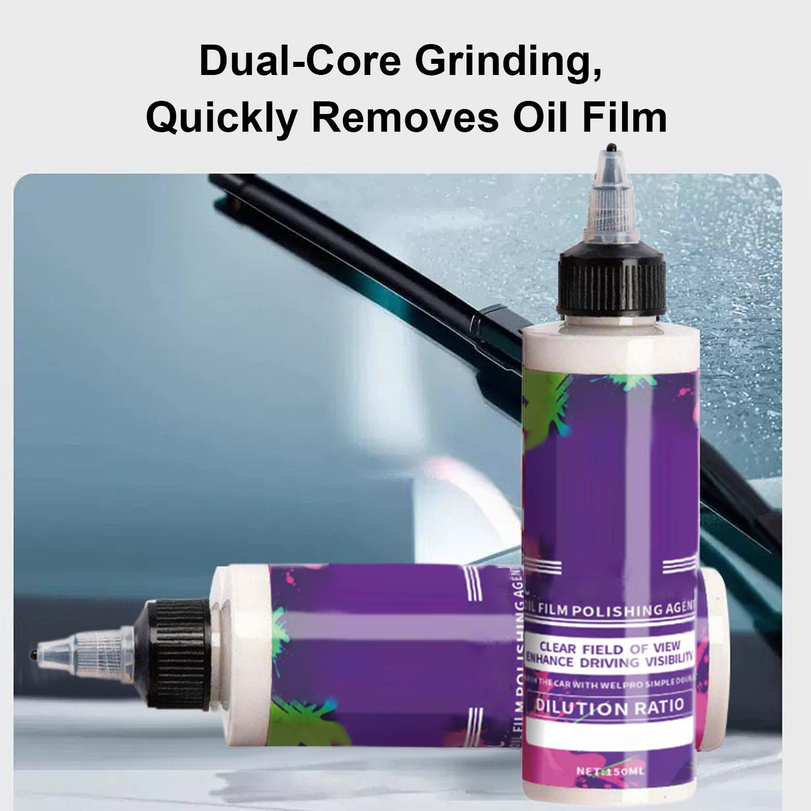 Car Glass Oil Film Cleaner 150ml Automotive Detailing Supplies Car