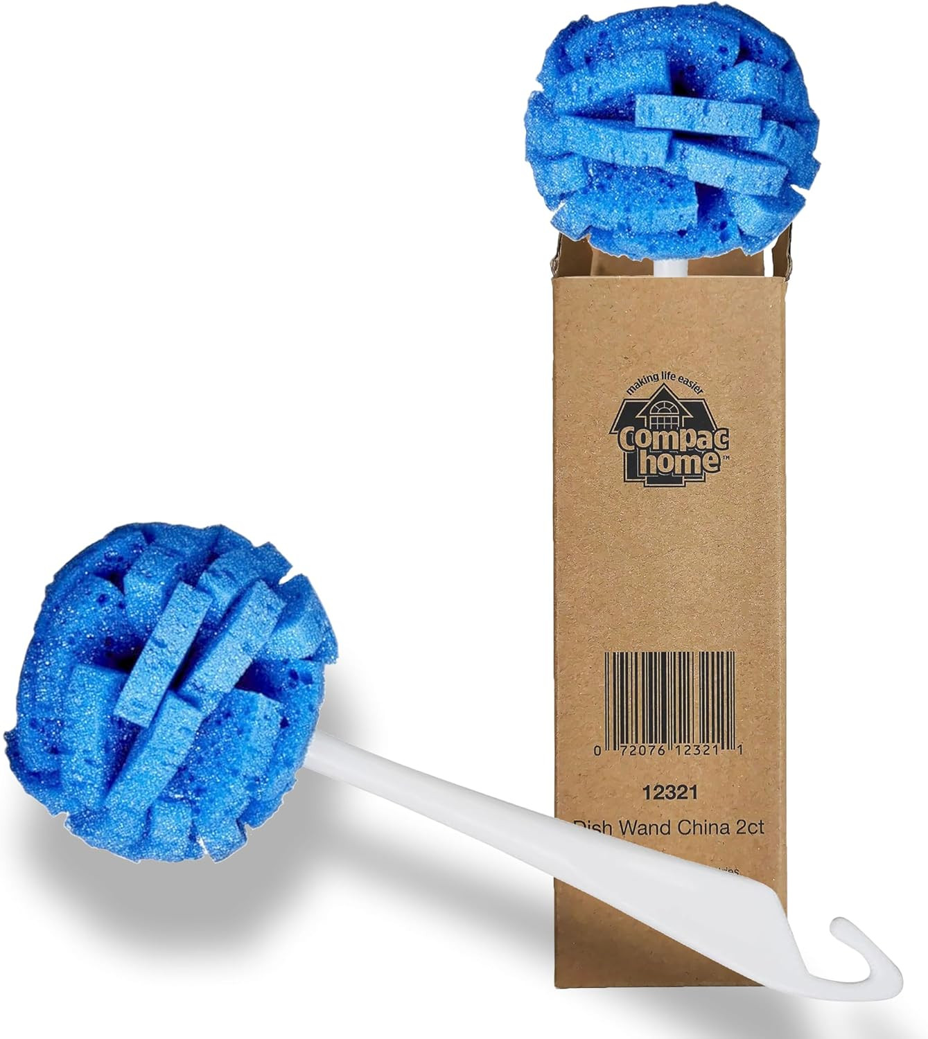 Dish Wand China Durable Foam Sponge Petals Brush and Clean Dishes, Pots, Bott…