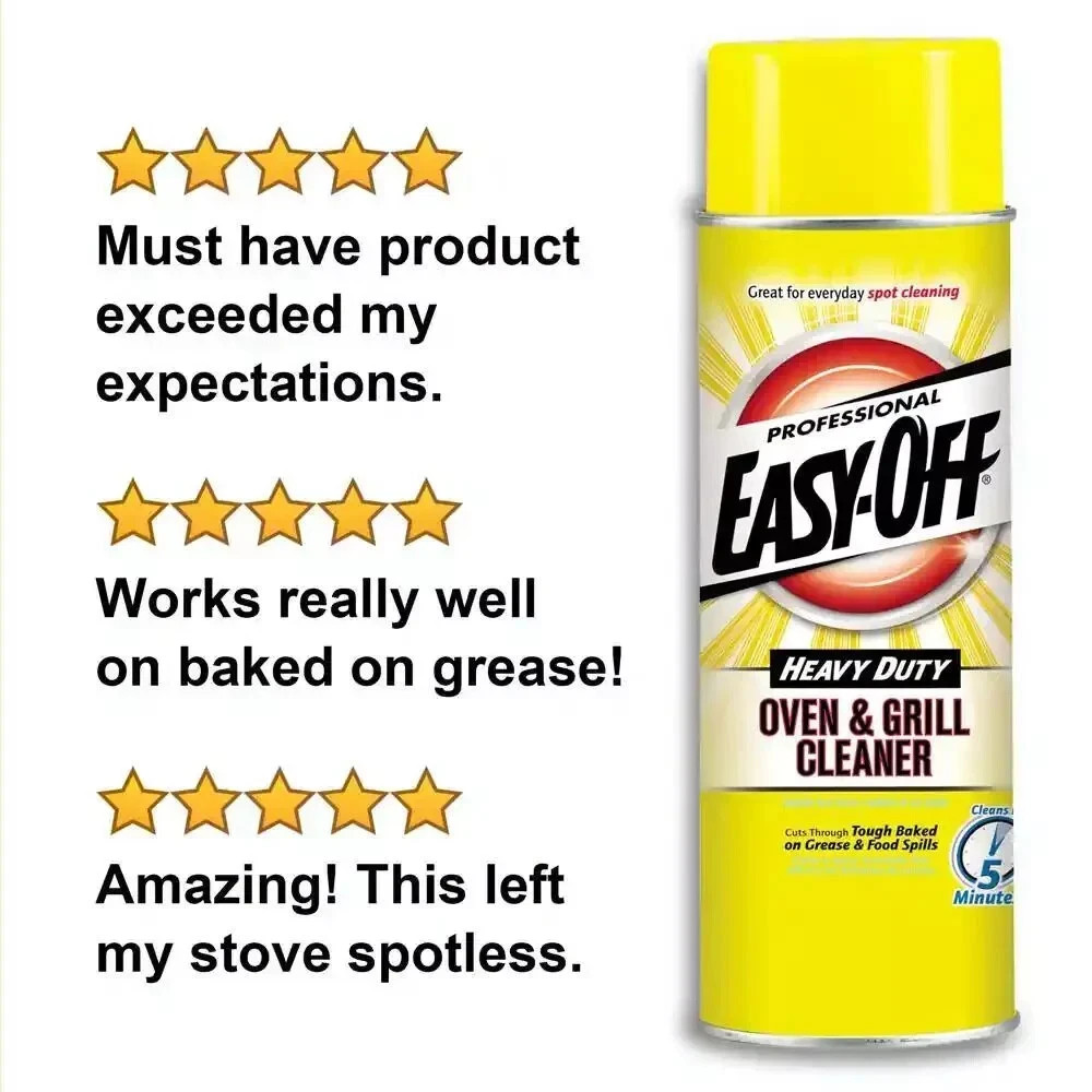 Easy Off Professional Heavy-Duty Oven and Grill Cleaner Pro -24 Oz.