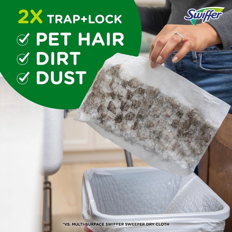 Pet Heavy Duty Dry Cloth Refills Multi-Surface Floor Cleaner Febreze 32 Count US
