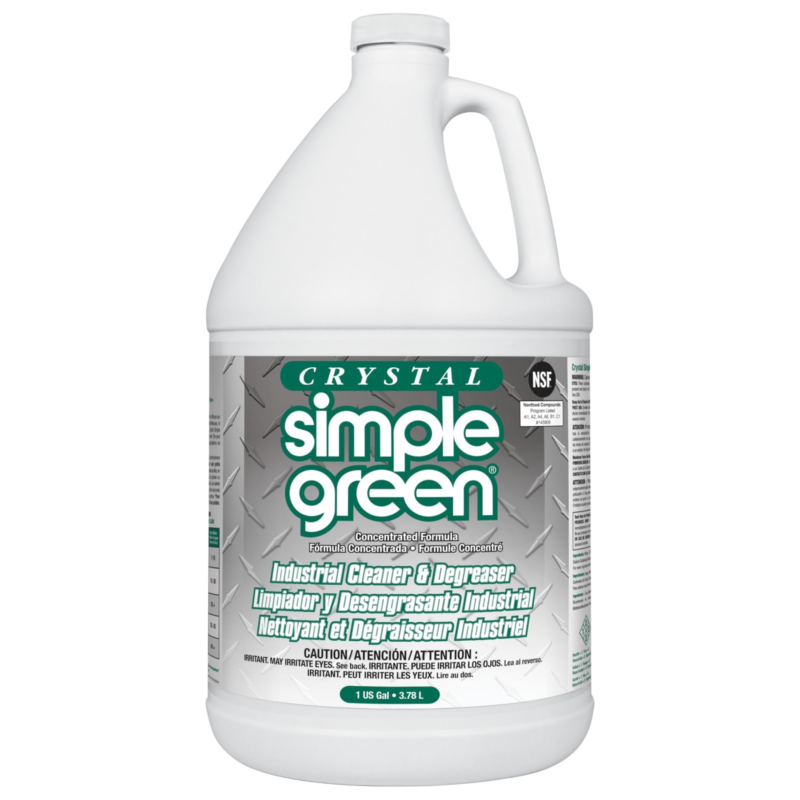 Industrial Cleaner Degreaser 1 Gallon Bottle – Heavy Duty, Non-Toxic, Multi-Surf