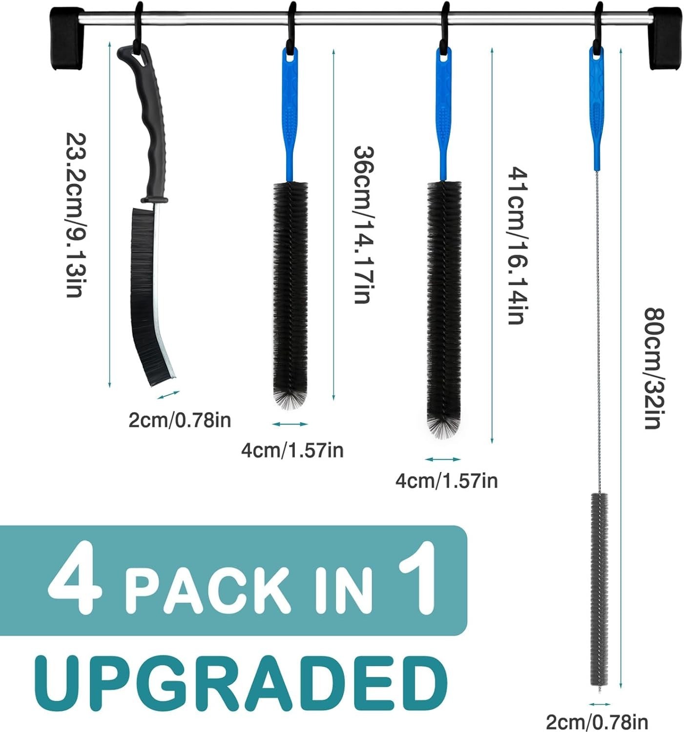Flexible Lint and Debris Cleaner for Appliances – 16″ Multifunction Brush Set
