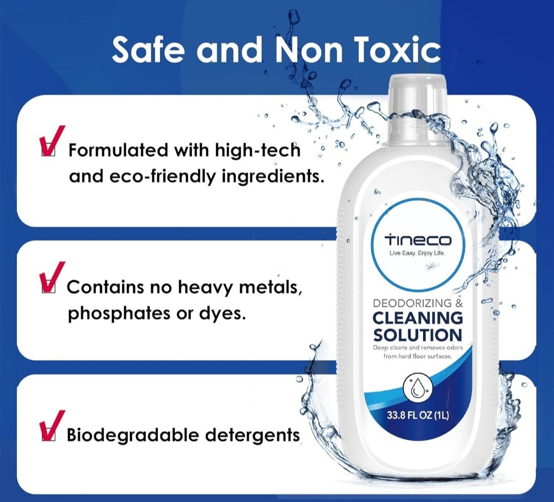 Tineco Deodorizing & Cleaning Solution 33.8 oz~ 2x 16.9 oz Sealed Bottles